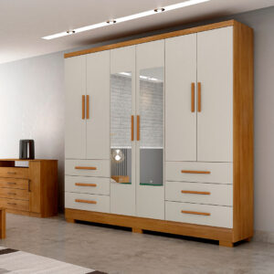 GUARDA-ROUPA ENCANT 6 PORTAS