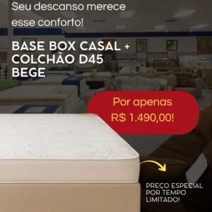BOX CASAL COM COLCCHÃO D-45